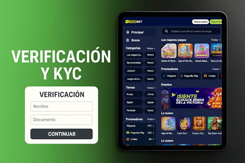 Jugabet casino — verificación y KYC